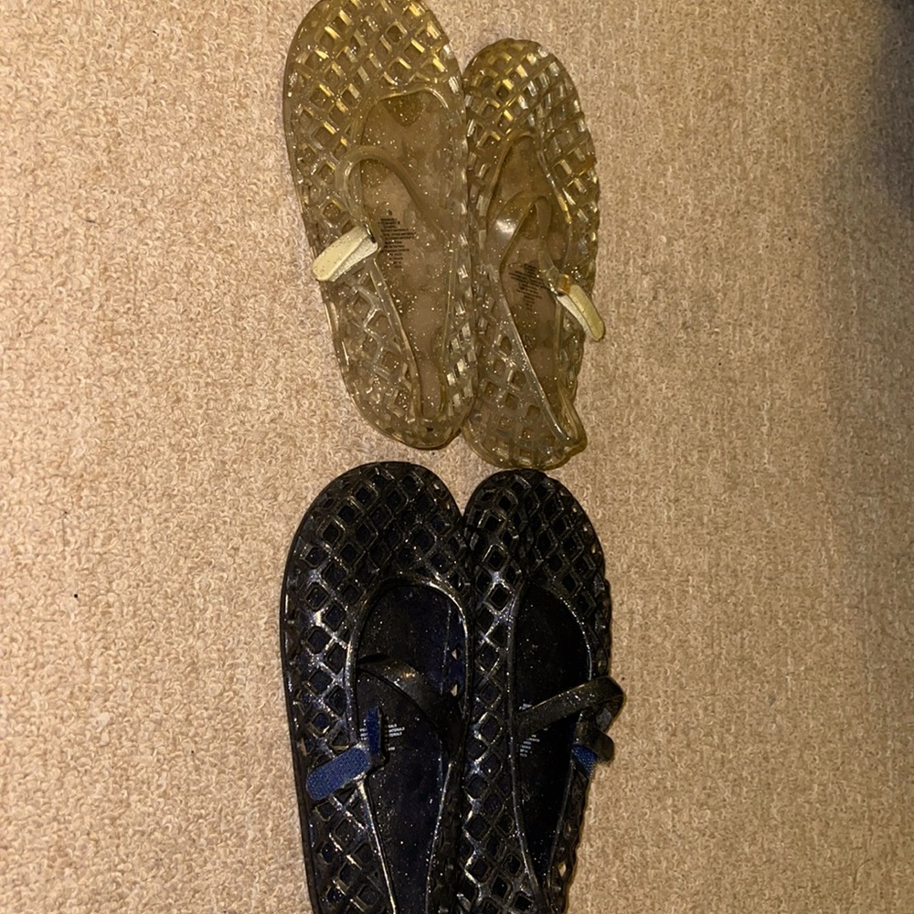 2 Pairs of Old Navy Jelly Shoes (Size 11)